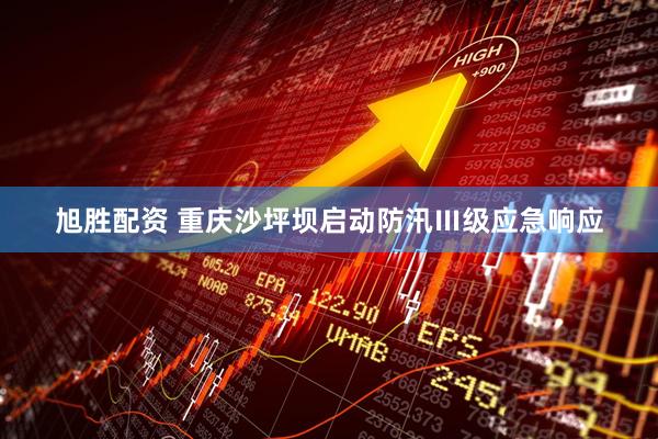 旭胜配资 重庆沙坪坝启动防汛Ⅲ级应急响应